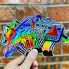 Holographic stickers example F