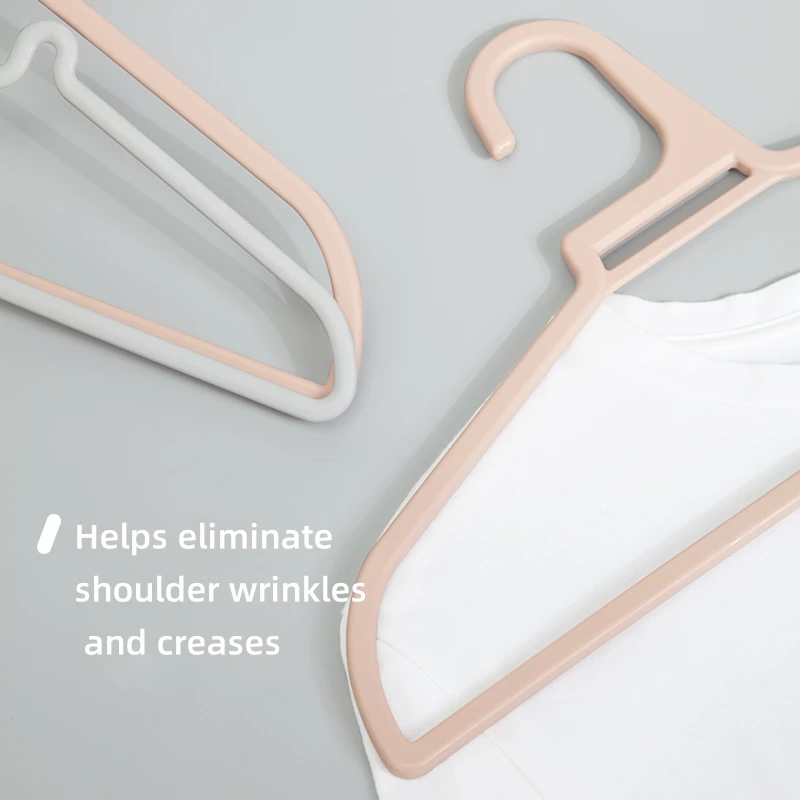 Durable High-Quality Plastic Hanger 18 inches Wrinkle-free Heavy Duty Giant Plastic Hanger with Lingerie and Accessory Hook