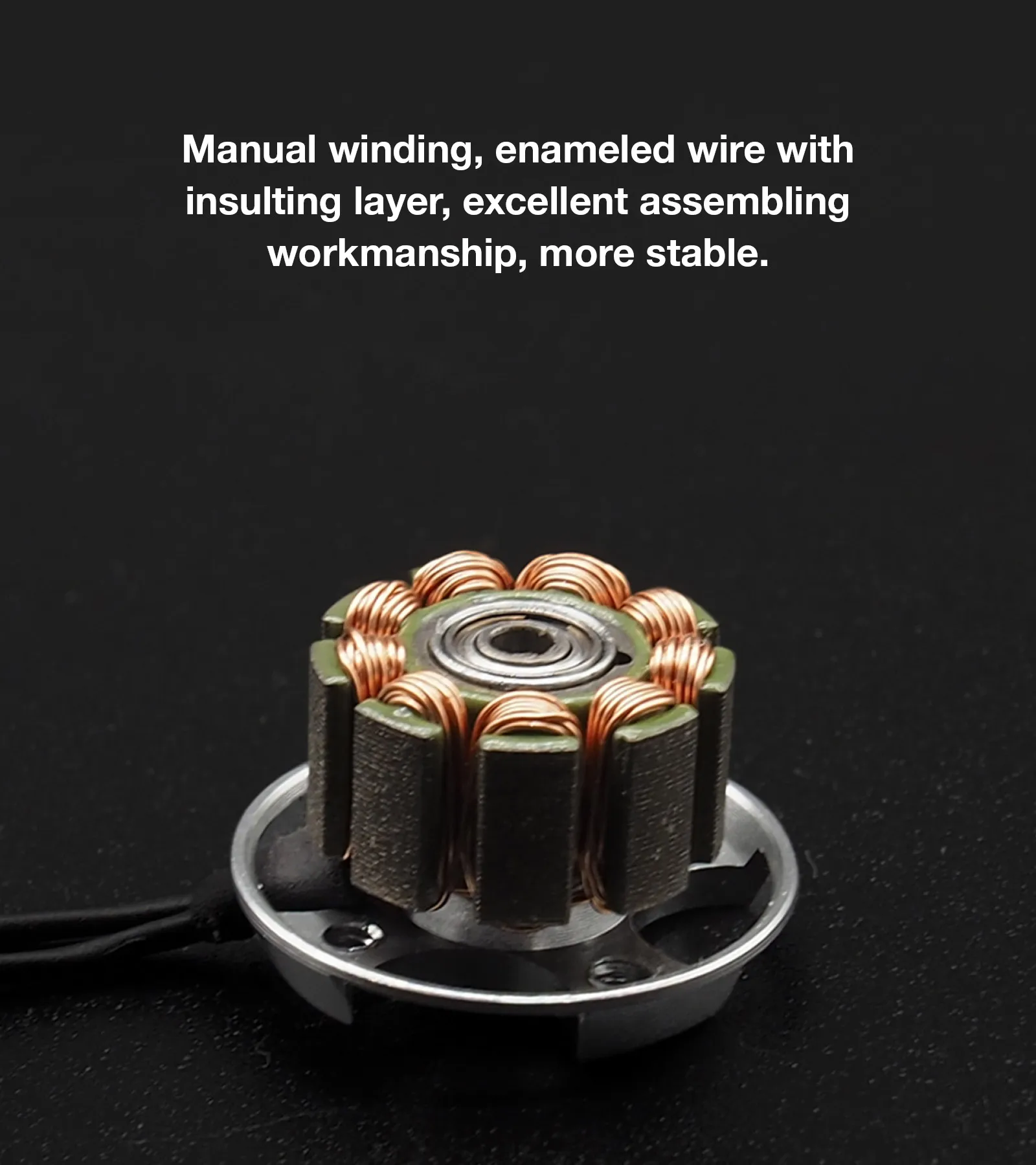 1306 Outrunner Brushless Motor with 59200 RPM High Thrust 339g Max Thrust and 0.07Nm Max Torque for RC Aircraft