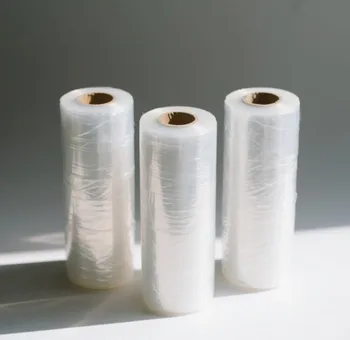 Wholesale Pallet Packing Wrap Stretch Film Stretch Wrap Plastic LLDPE Film Stretch Roll Wrapping