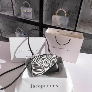 Factory Wholesale Zebra Print Women's PU Crossbody Bag Large Capacity Single Shoulder Niche Design Fashion for Summer Season