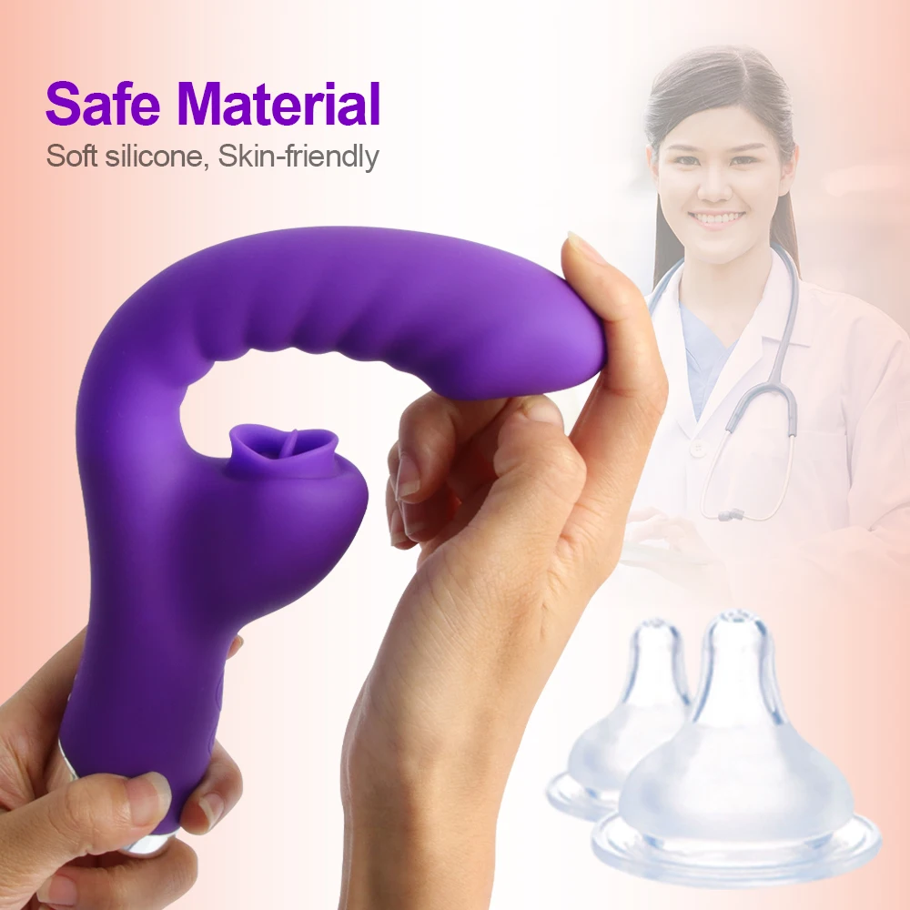 Vibrateur Stimulateur Double Fonction (succion G-spot/clitoris) - Jouet Sexuel Pour Femmes - Type Plug Anal - Neuf
