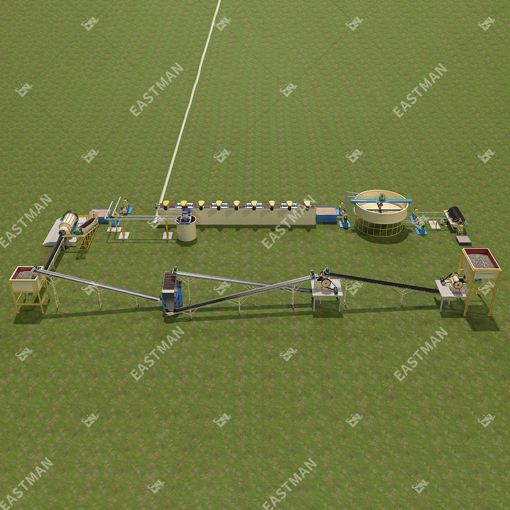 Graphite Ore Processing Production Equipment Graphite Flotation Concentrator Plant
