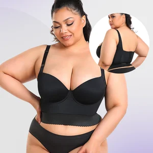 High Support Polyester Wide Back Shaped Bra for Women with a Strong Chest Push-up Breathable Features Wire Back Fat Eraser Bra