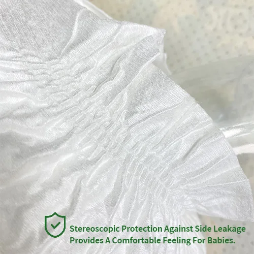 OEM&ODM Eco Biodegradable Disposable Diapers 100% Bamboo Fiber Disposable Baby Nature Nappies Diapers