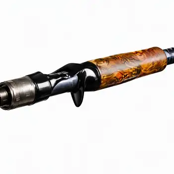 Cheery Devil Hunter Lei Qiang Second Generation Solid Wood Carbon Luya Fishing Rod XXH Black Fish Lure Fishing Drop Wheel Set – Rod – view 3