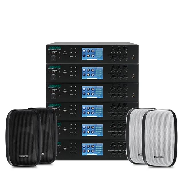 DSPPA Public Address Pa System 6 Zone Multi Room Audio System