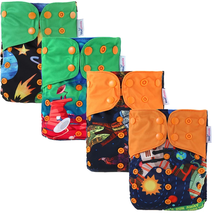 Washable Reusable Wholesale Baby Cloth Diaper AWJ Inner One Size Pockets