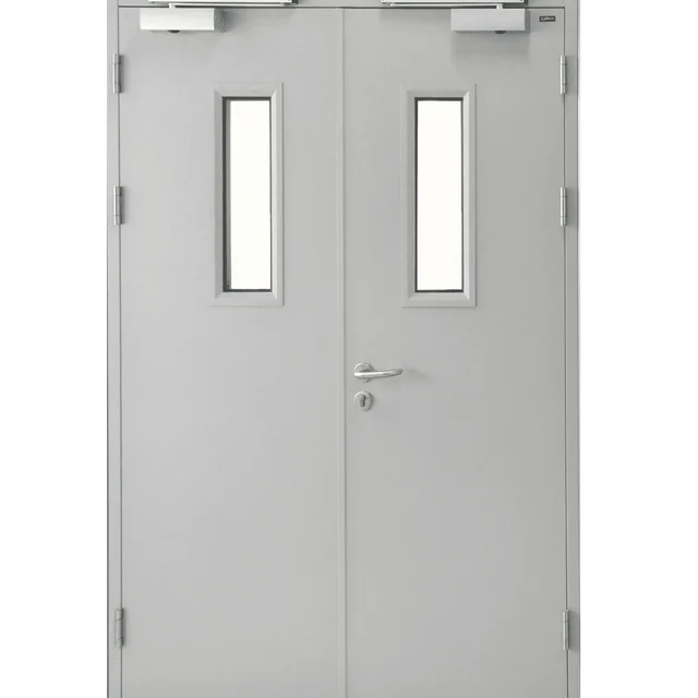 For UL Commercial Building Fire Rated Steel Doors High Quality Manual Sliding Fire Proof for Apartment Exterior Hotel Use