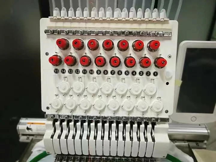Multi Needle Used Second Hand Commercial 8head Embroidery Machine 24jeads Computer for Sale