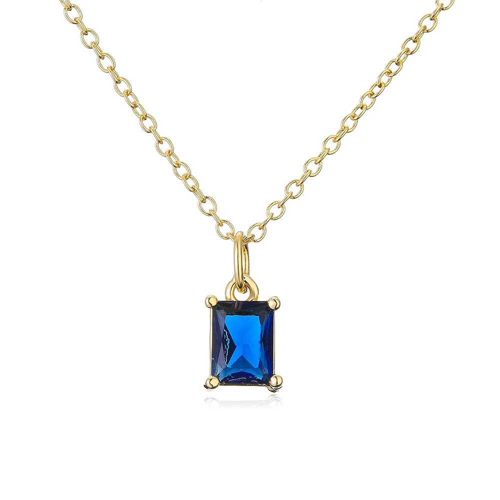 セール(SALE)開催中！ファッション通販 Pendant Stone CZ Shape Square Luxury Necklace Parties for アクセサリー