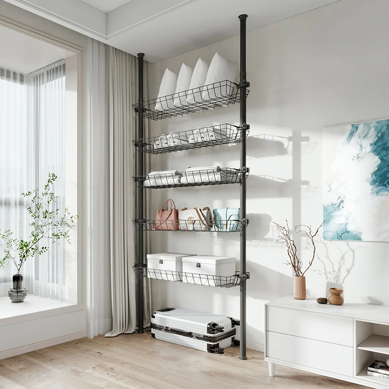 Bathroom Metal Coat Rack Laundry Adjustable Standing Clothes Hanger Stand Rack Portable Clothes Rack