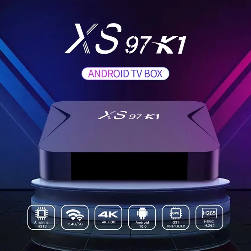 New Leadcool Android 10.0 OS Smart TV Box XS97 K1 AllWinner H313 Set Top Box  2GB 16GB Memory 2.4G WiFi| Alibaba.com