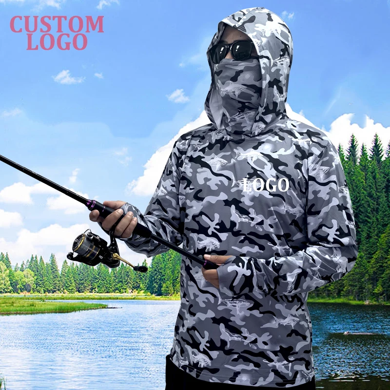Fishing Clothes Best Fishing Hoodie Custom LOGO Fish Mouth Hoodies