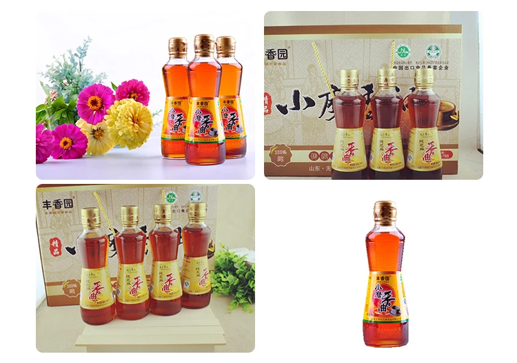 High Quality 260ml Cold Pressed Pure Sesame Oil With Strong Fragrance