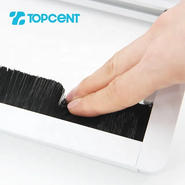 
Topcent из алюминиевого сплава с доводчиком прямоугольный квадратный офисный настольный стол кабельного отверстия крышка втулки 
