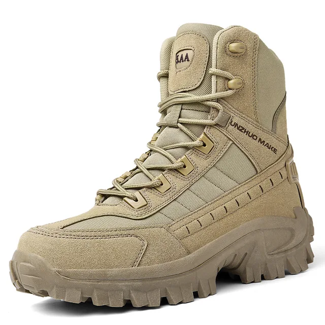 New large size  boots Russian field boots wear-resistant training boots outdoor hiking shoes