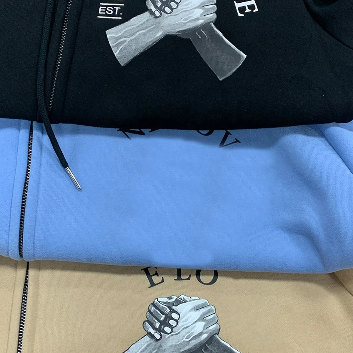 JL611E Wholesale Men’s Casual Hoodie Coat Simple Zipper Design Sportswear Jacket Breathable Hooded Top