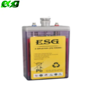 ESG Hot sell deep cycle Solar UPS Tubular plate 2v 1000ah solar opzs battery