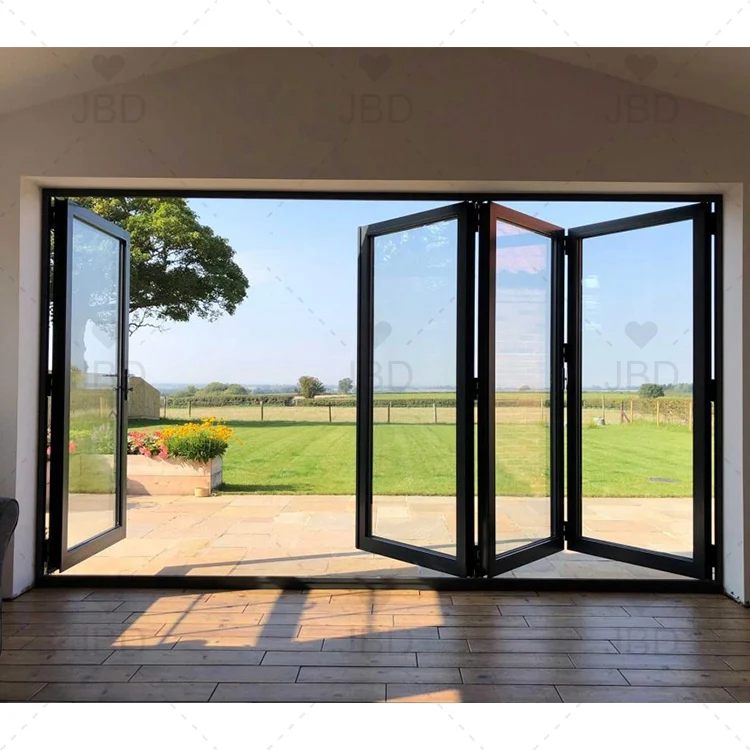 Interior and Indoor Concertina Doors with Soundproof Anti Impact and Thermal Insulation