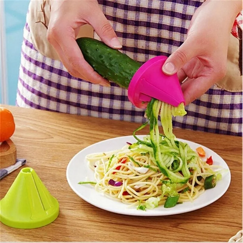 Rotary Vegetable Cutter Cheese Grater - China Plastic Spiral Potato