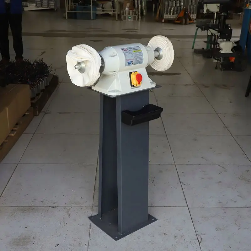 TEBAK High Power Cloth Wheel Polishing Machine Adjustable Desktop Electric Grinding rust Removal Abrasive Wheel Machine