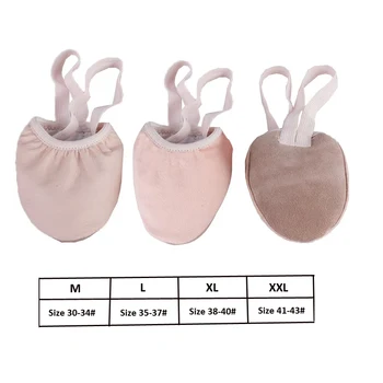 Demi-Semelle Antidérapante Pirouette – Chaussettes De Danse Jazz, Ballet, Lyrique Pour Femmes Et Filles (Chair – Taille XS)