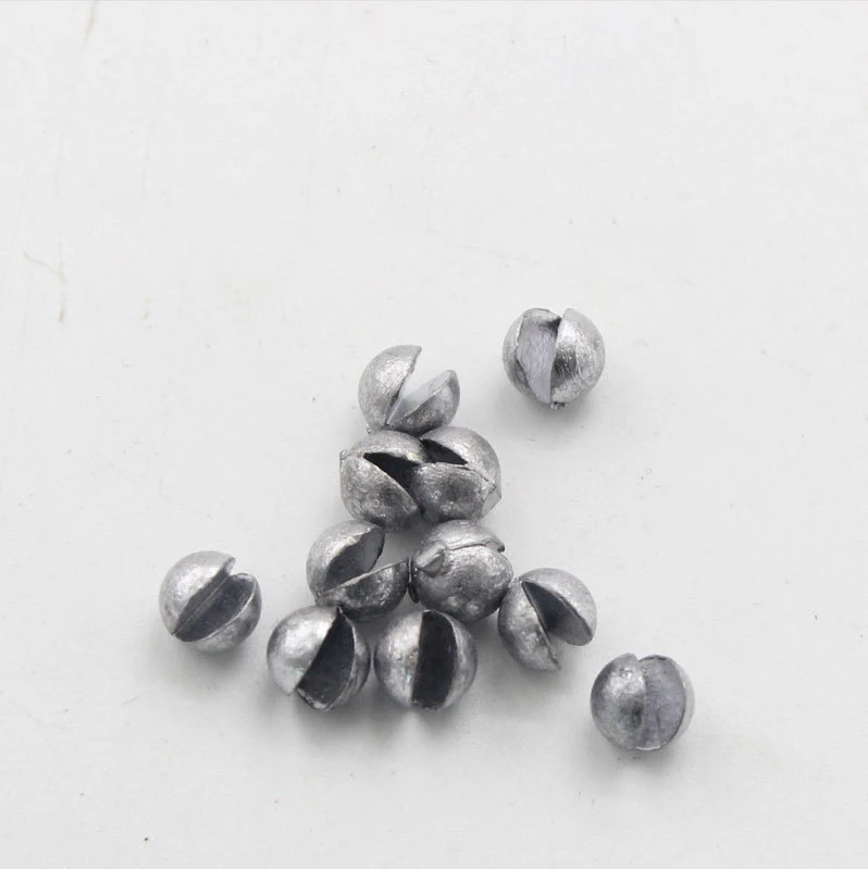 Bulk Round Removable Fishing Weights Split Shot Tungsten Clip on Fishing Weights