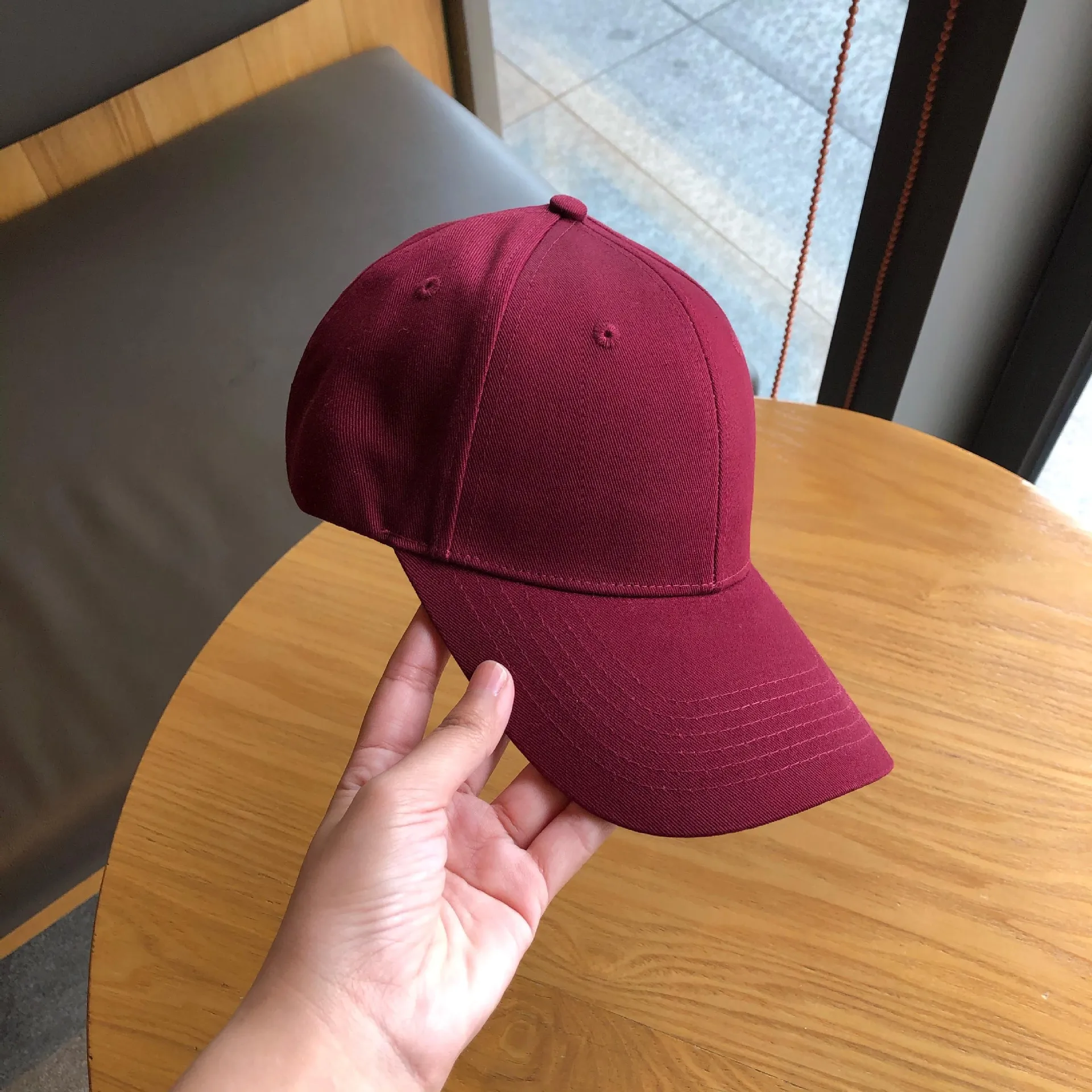 Unisex Hip Hop Hat Cotton Baseball Hat Vintage 6 Panel Adult Blank Plus