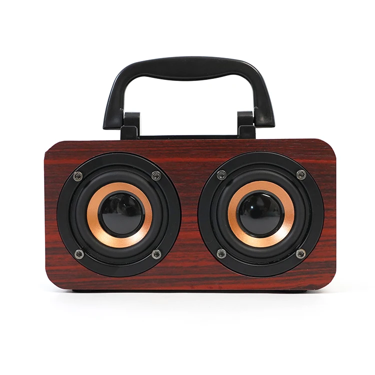 Top Sales Wooden Portable Bluetooth Speaker Waterproof Wireless WIFI Sound Quality