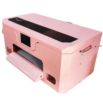 Industrial Grade A3 Size DTF Inkjet Printer with XP600 Print Head Multi-Color Semi-Automatic for Printing Shops 1 Year Warranty