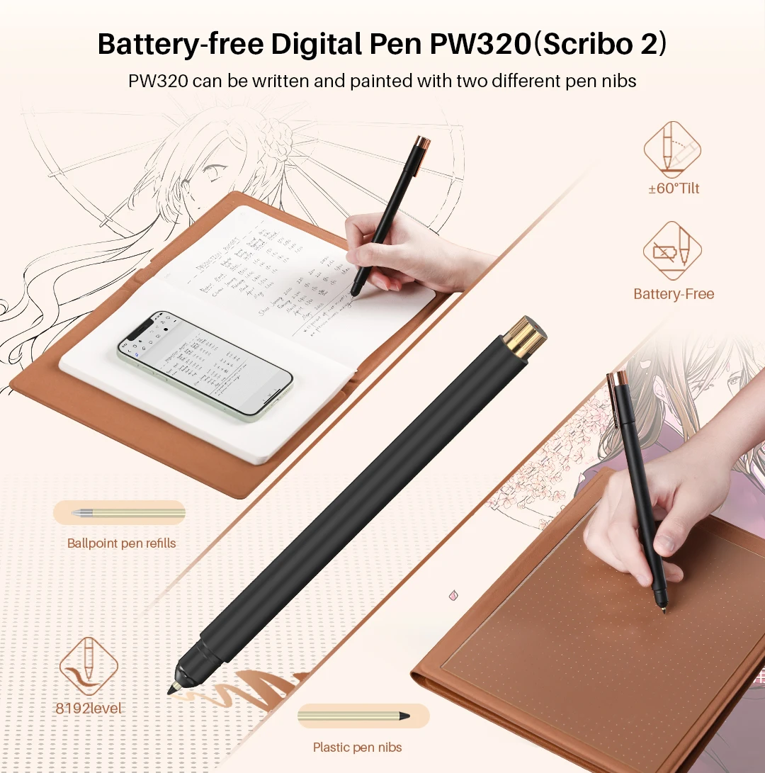 Huion X10 E-writing Note Tablet Digital Drawing Handwriting Notebook ...