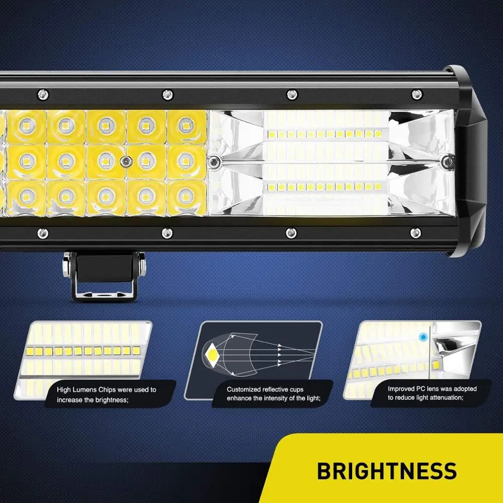 Support en acier inoxydable réglable à 45 degrés LIYI pour barres lumineuses d'alerte LED destinées aux véhicules et aux camions