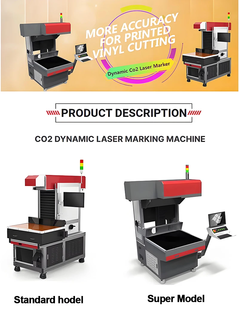 Large Size 3D Dynamic CO2 Cloth Leather Jeans Laser Marking Machine New Condition Supports DXF PLT BMP AI Formats