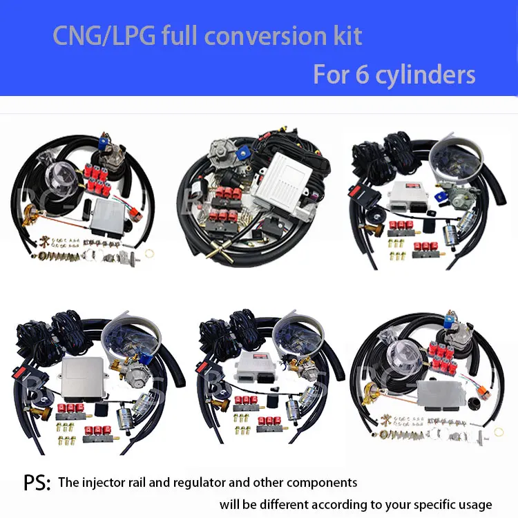 CNG LPG Engine Sequential Gas Injection System Full Kits