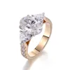 18k gold lab diamond ring
