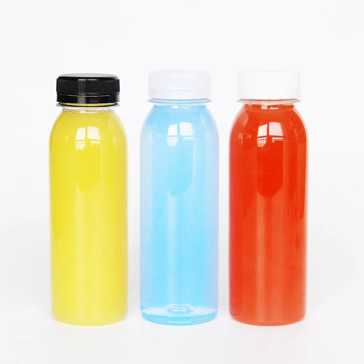 Mini Bouteille De Jus En Plastique 100ML - 16 Pièces Transparentes PET Réutilisables Avec Couvercles - Petite Bouteille Carrée Scellée Pour Lait Et Smoothies