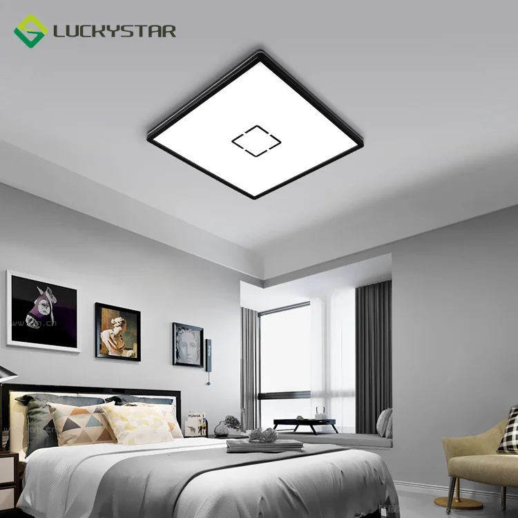 Сверхтонкая декоративная рамка на заказ, экономичный светодиодный потолочный светильник, квадратный 4000 x лм/Вт k, светодиодная панельная лампа 22 Вт