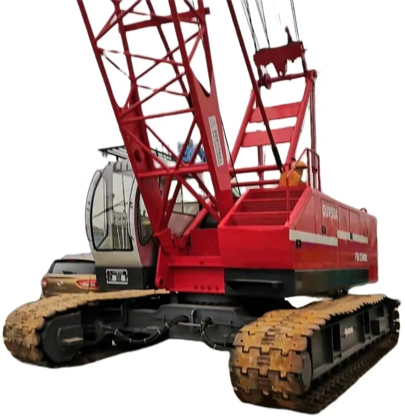 Low Working Hours and Less Price 50 Ton FUWA QUY50 Cranes /Chinese 50t QUY50C Fuwa Used Crawler Crane for Sale