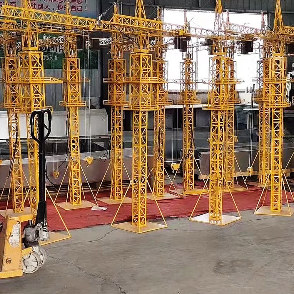 Tower Crane Model Simulation Intelligent Site Exhibition Remote Control