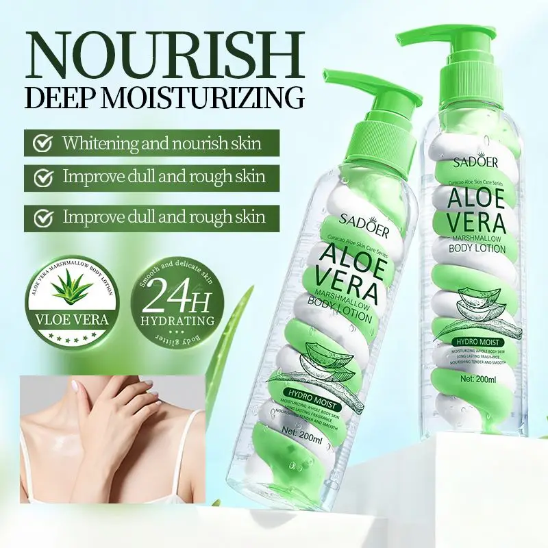 SADOER Aloe Marshmallow Body Lotion - Moisturize Easily