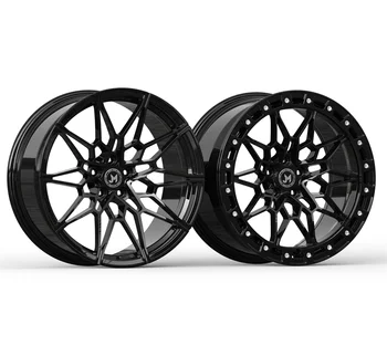 JM forged for BMW X3 M  20-24 inch 5x112 5x120 beadlock gloss black forged car  wheels rim