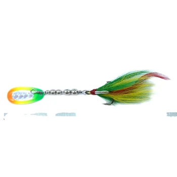 19g Rotating Indiana Blade Metal Lure Bass Freshwater Top Water Fishing Inline Spinner Swim Bait – Metal Jig – view 4