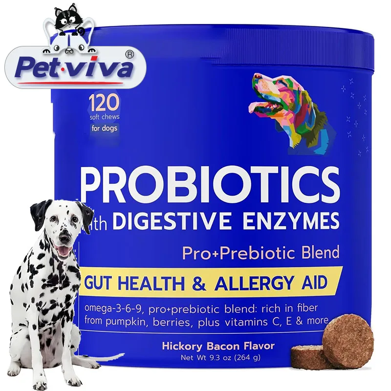 Aonai Multivitamin Soft Chews For Dogs – Joint Support, Digestive Enzymes & Probiotics, All Breeds & Ages, 10.6 Oz-826200