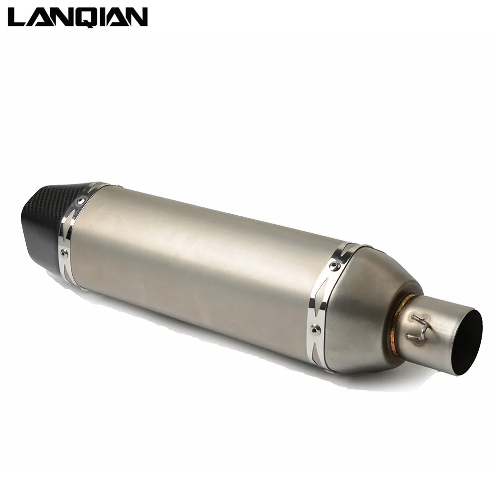 Универсальная выхлопная труба 36 мм-51 мм для SUZUKI YAMAHA DUCATI KTM KAWASAKI HONDA мотоциклетная Муфельная хвостовой Кроссовый