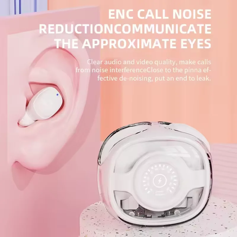 M26 Space Capsule Wireless Headphones HIFI Sound Quality Waterproof Active Noise Reduction Smart Touch Smart Earbuds for IPhone
