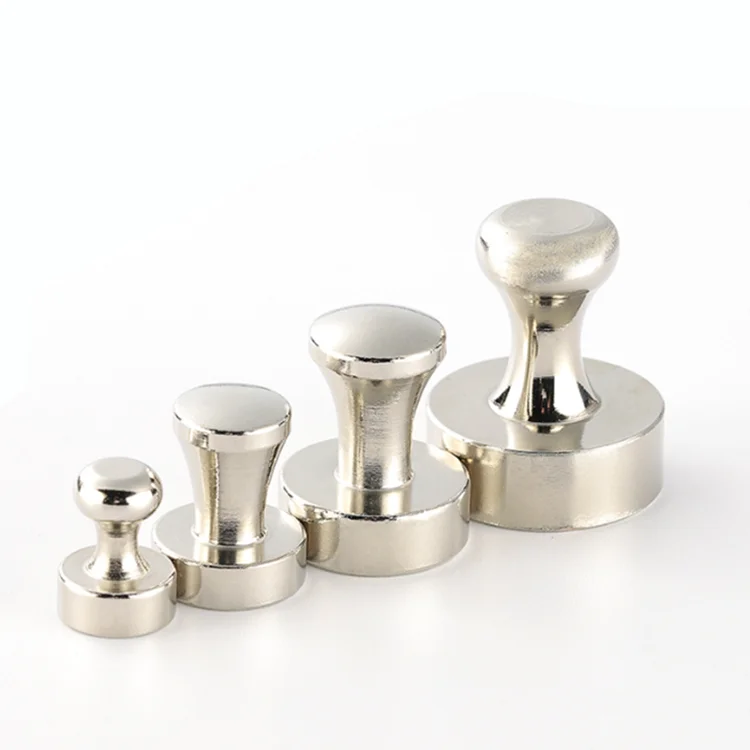 Balin Colored Refrigerator Office Magnetic Neodymium Push Pin Magnets Whiteboard with Strong Holding Force for Kitchen