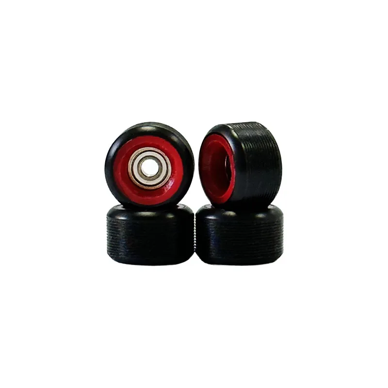 High Speed Bearing Fingerboard Wheels Duro Double Color Fingerboards Wheels With Bearings Two