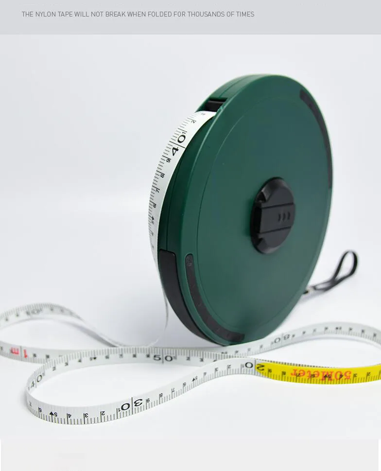 Fiberglass Leather Tape Measure 20m/30m/50m Engineering Mapping