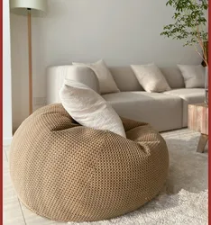 2022 Winter and Autumn Japanese Couch Bean Bag Cover red Comfortable Living Room Furniture One Seat